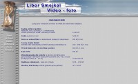 Internetové stránky - Libor Smejkal - Video Foto